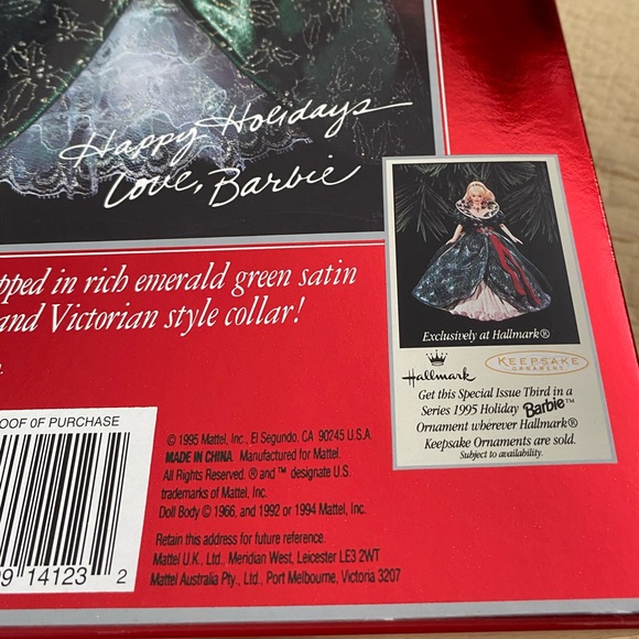 NIB 1995 Holiday Barbie - Picture 5 of 5